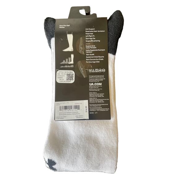 Under Armour Team Socks size 13-16 Men Cushioned Over-the-Calf - Picture 2 of 3
